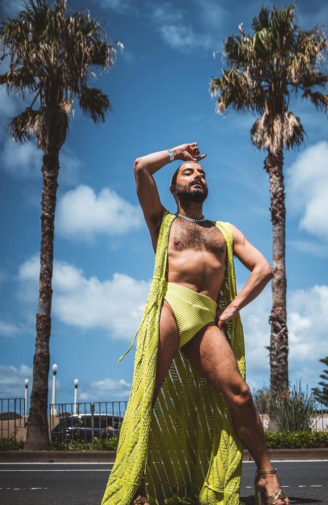 Seafolly celebrated Sydney World Pride 2023, by collaborating with special guest stylist and transgender advocate, Deni Todorovič. Picture: Instagram