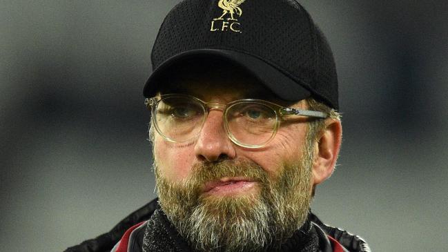 Liverpool's German manager Jurgen Klopp reacts ahead of the English Premier League football match between West Ham United and Liverpool at The London Stadium, in east London on February 4, 2019. (Photo by Glyn KIRK / AFP) / RESTRICTED TO EDITORIAL USE. No use with unauthorized audio, video, data, fixture lists, club/league logos or 'live' services. Online in-match use limited to 120 images. An additional 40 images may be used in extra time. No video emulation. Social media in-match use limited to 120 images. An additional 40 images may be used in extra time. No use in betting publications, games or single club/league/player publications. /