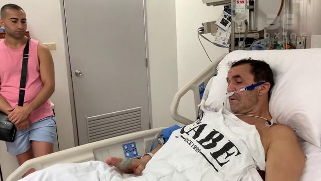 Jeff Fenech is having serious health concerns in a Bangkok hospital. Picture: Fight Call Out