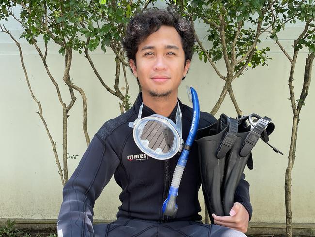 Gusde Tanaya has become so passionate about his local marine environment, he is working with an NGO to try to establish a marine protected area off Sanur.