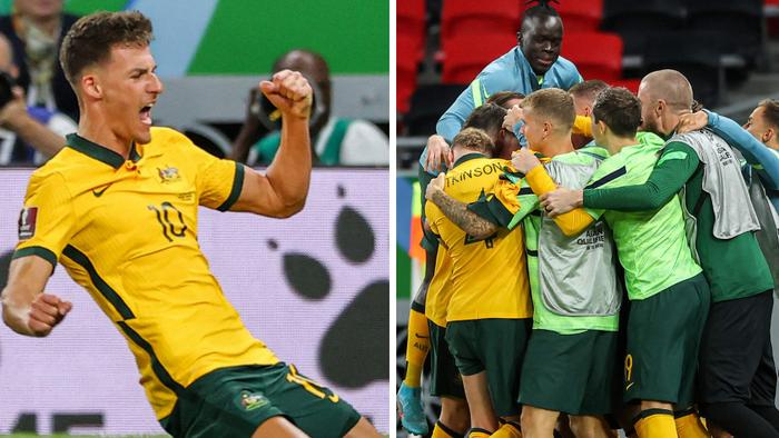 The Socceroos are one game away from the World Cup.