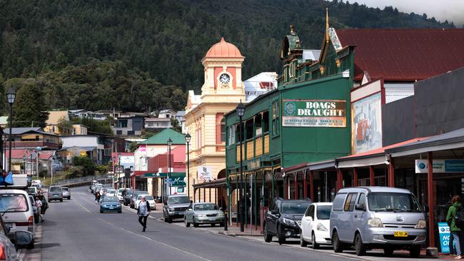 Queenstown main street, Queenstown Tasmania. 02/03/2023 photo - Peter Mathew