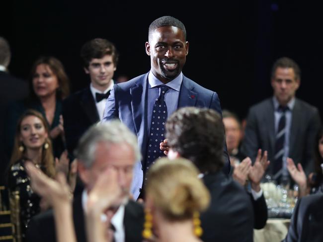 Sterling K. Brown attends The 23rd Annual Critics’ Choice Awards at Barker Hangar on January 11, 2018 in Santa Monica, California. Picture: Getty