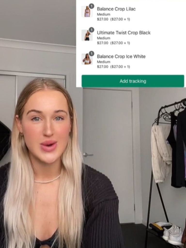 Ms Thomas took to TikTok to detail the encounter. Picture: TikTok