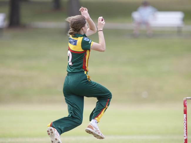 Madison Eddie, Brewer Shield (U18 womenÃ•s), Round 7, Sunday, 24 November 2024Campbelltown v St George SutherlandPicture Warren Gannon Photography