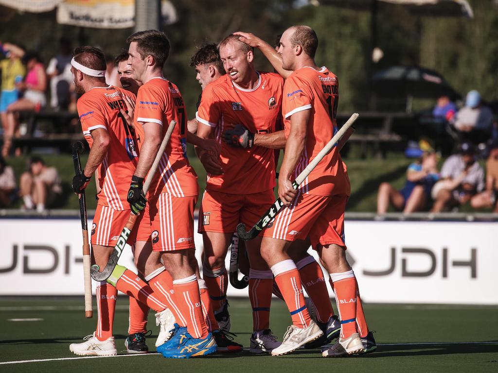 Corey Weyer helped lead the Brisbane Blaze to last year’s Hockey One title.