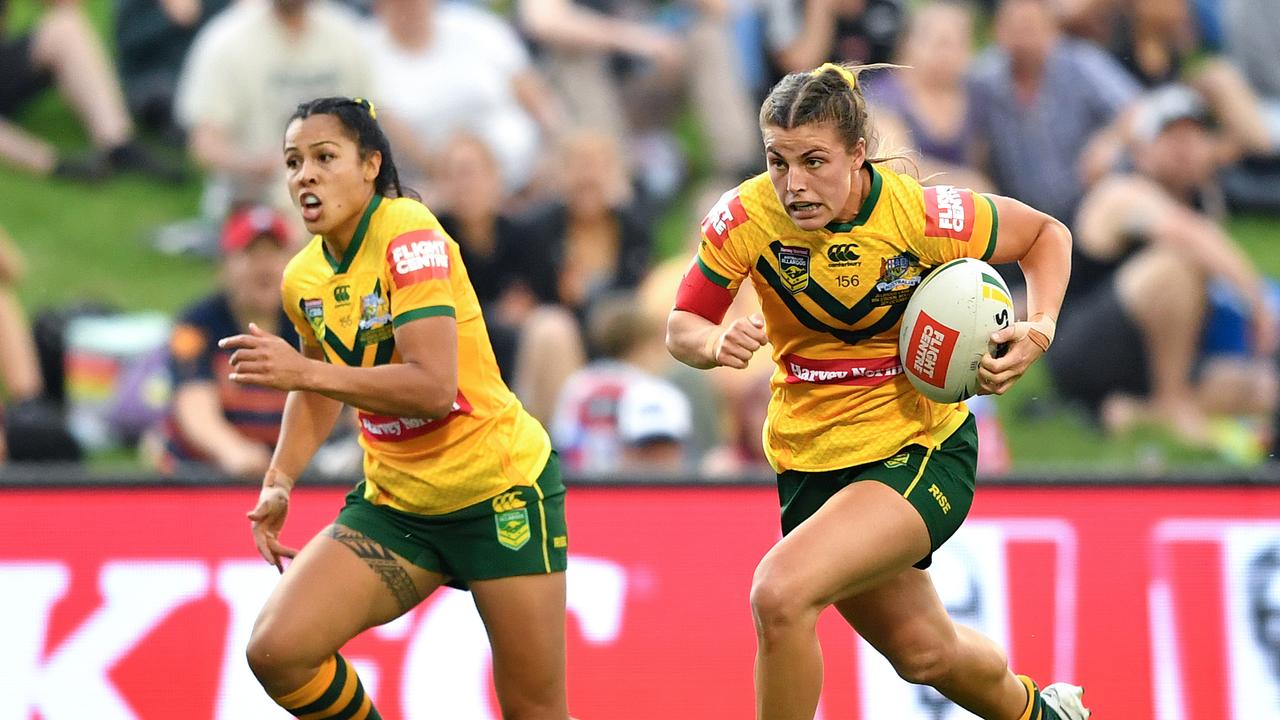 Jessica Sergis can motor. Picture: NRL Photos