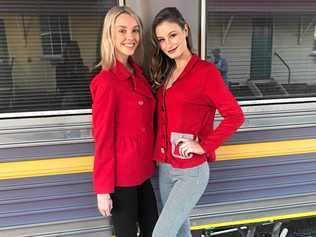 MODELLING SUCCESS: Toowoomba's Bree Moran (left) and Megan Buckley have been signed to Sydney-based modelling agency Royalle Modelling. Picture: Contributed