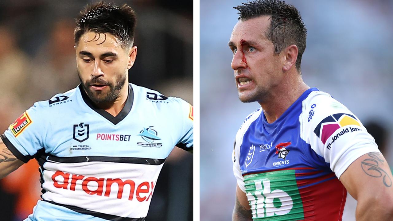 Shaun Johnson and Mitchell Pearce.