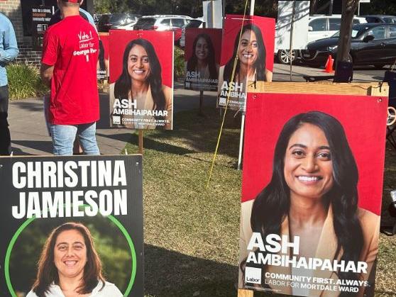 Georges River council election: Laborâs Ashvini Ambihaipahar will go head to head with the GRRRPâs Christine Jamieson for Mortdale seats.