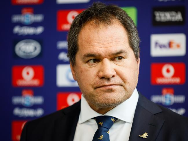 Wallabies coach Dave Rennie. Picture: Hanna Lassen/Getty