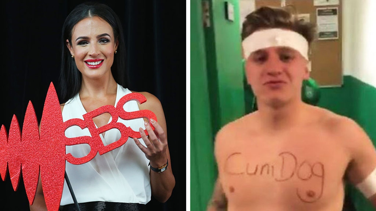 Former SBS football analyst Lucy Zelic has demanded an end to Socceroos star Jason Cummings’ nickname of ‘Cumdog’. Pic: Getty/Twitter