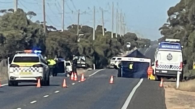 Two people have died and nine others have been injured after a bus crashed into a tree in Victoria’s northwest., Police say a minibus was travelling along the Calder Hwy in Carwarp, near Mildura, when it rolled on to its side and crashedinto the tree on Tuesday morning.