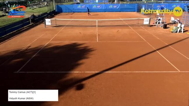 Replay: Tommy Camus (ACT) [1] v Vidyuth Kumar (NSW) (Boys 12/u Singles - Rd 32) - Junior Claycourt Championships Day 1