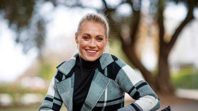 Erin Phillips is Burgoyne’s sister-in-law. Picture Matt Turner.