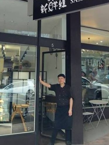 Sushi master Shinji Matsui now packages up his popular omakase experience to-go from his store, Sashimi Shinsengumi. Picture: Facebook