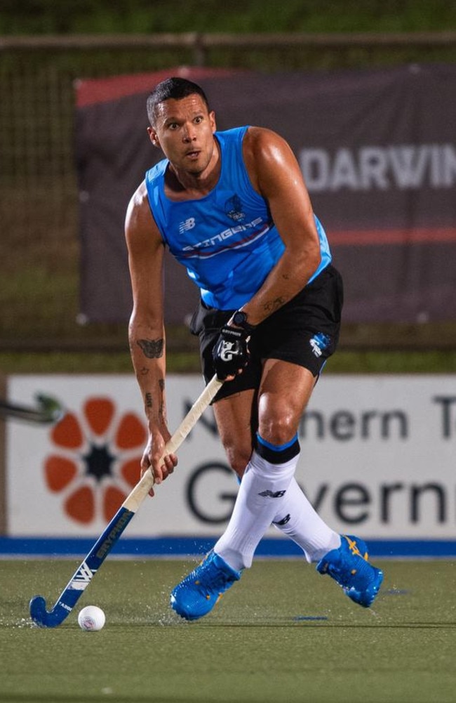 Joel Carroll playing for the Territory Stingers.