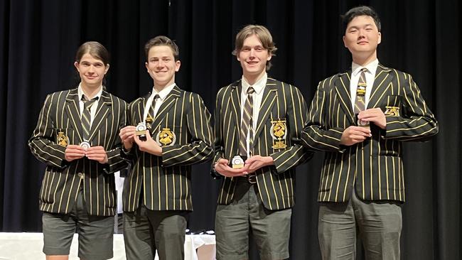 The Kedron State High School debating team. Picture: Supplied