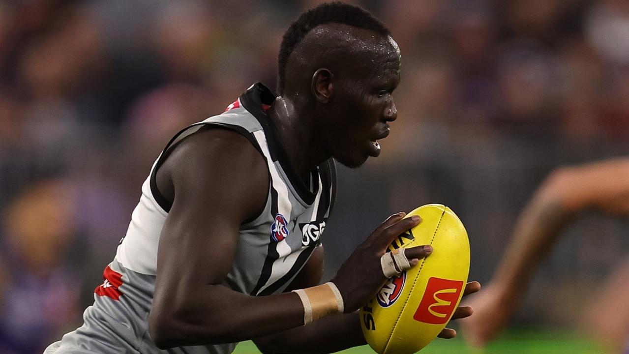 Aliir Aliir has been a perfect fit for the Port Adelaide system. Picture: Getty Images