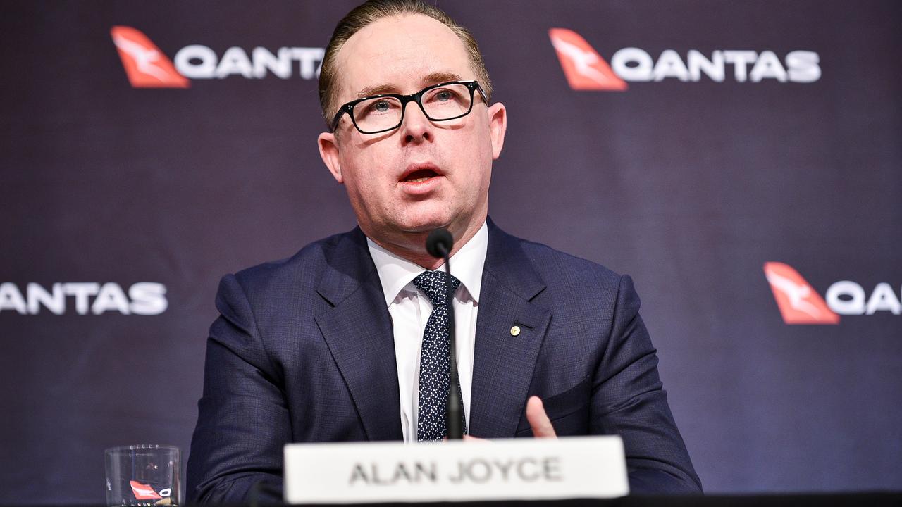 The Transport Workers Union is calling on Qantas CEO Alan Joyce to resign. Picture: NCA NewsWire/Flavio Brancaleone