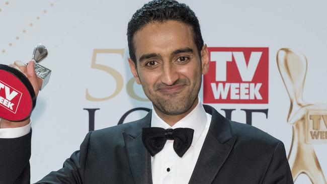 The Gold Logie died in 2016 the year The Project’s Waleed Aly, a TV newbie, won it for one four-minute speech. Picture: Jason Edwards