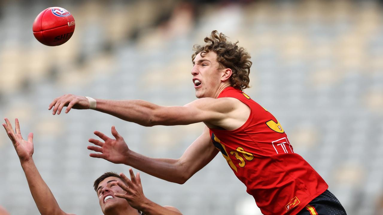 Goad in action for SA at the national under-18 carnival. Picture: Will Russell/AFL Photos