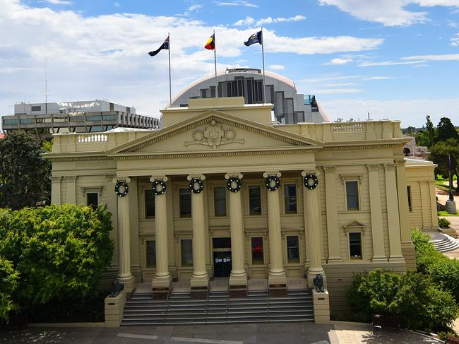 Geelong City Hall.Geelong City Hall, monitors City Council. Picture: NIGEL HALLETT