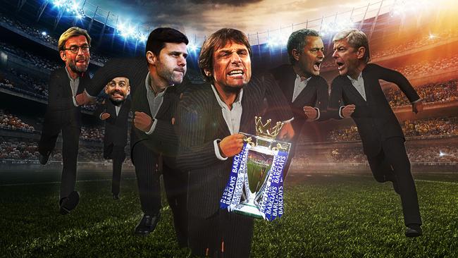 Klopp, Guardiola, Pochettino, Mourinho, Wenger in the pursuit of Conte.