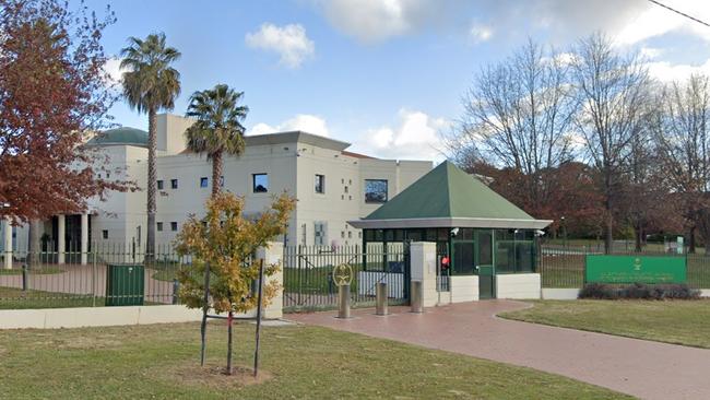 The Saudi Arabia embassy in Canberra. Picture: Google Maps