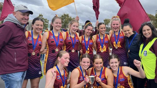 Redan won the under 17 netball reserves. Photo: Facebook.