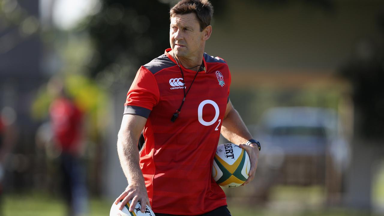 Scott Wisemantel, the England attack coach, at Kings Park Stadium.