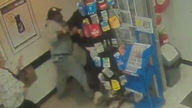 Westwood IGA owner Jay Jiang was attacked in his Athol Park supermarket by two alleged shoplifters. Picture: 7NEWS