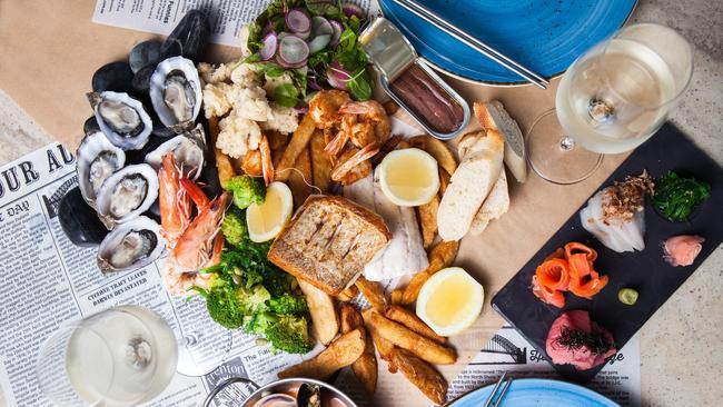 Seafood Table at Seaduction Restaurant and Bar at Peppers Surfers Paradise.