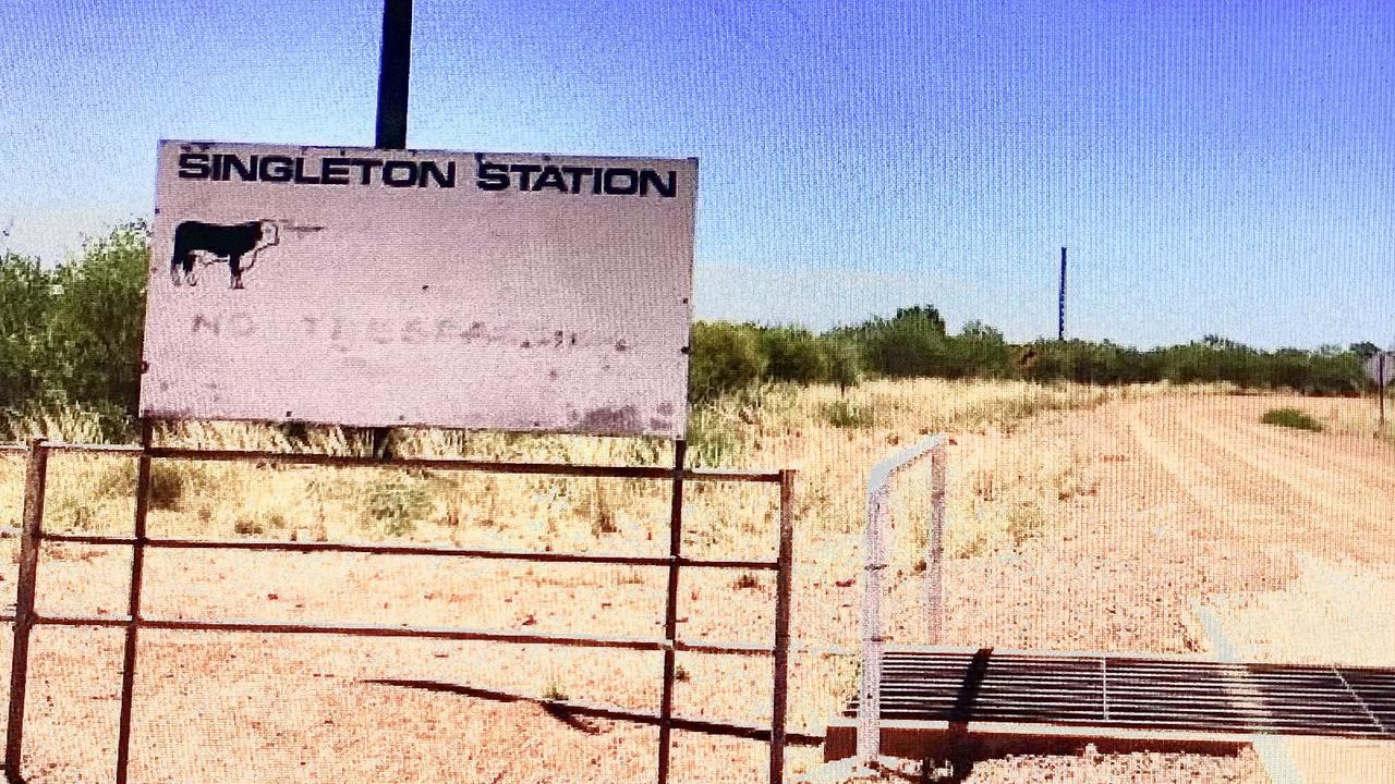 Singleton station 120kms from Tennant Creek SUPPLIED