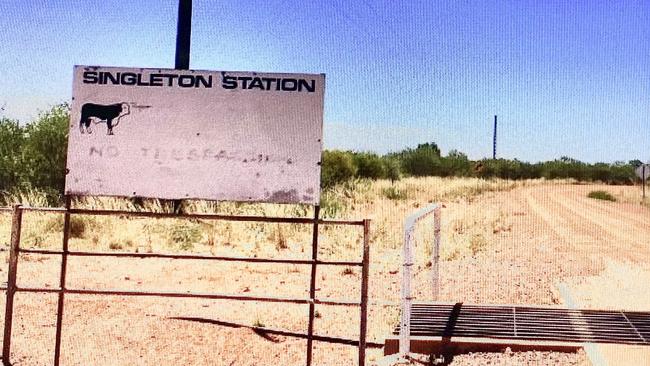 Singleton station 120kms from Tennant Creek SUPPLIED