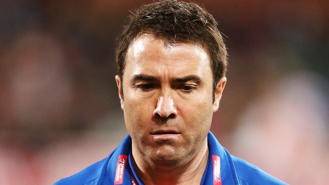 ADELAIDE, AUSTRALIA — SEPTEMBER 10: Kangaroos head coach Brad Scott looks on during the AFL 1st Elimination Final match between the Adelaide Crows and the North Melbourne Kangaroos at Adelaide Oval on September 10, 2016 in Adelaide, Australia. (Photo by Morne de Klerk/Getty Images)