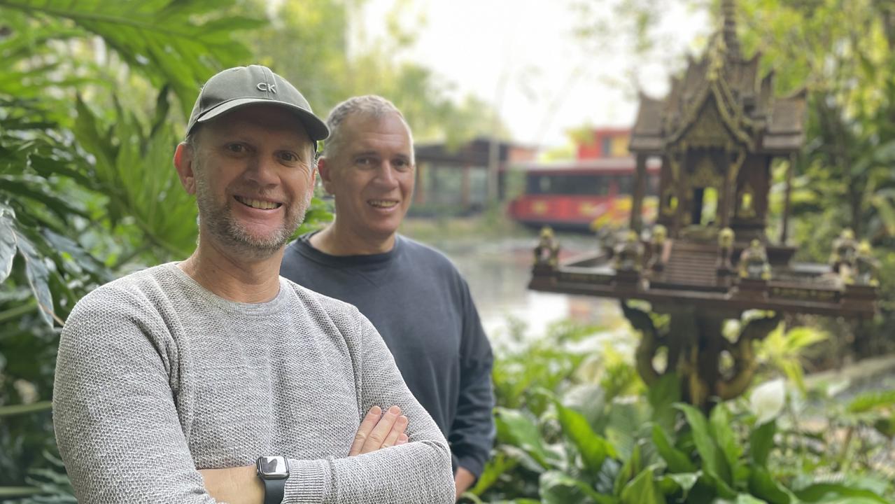 Acland and Blake Brierty at the Spirit House in Yandina.