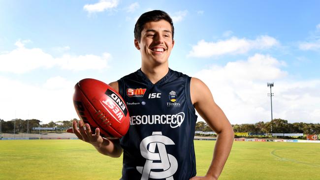 South Adelaide youngster Hayden Sampson. Picture: Tricia Watkinson