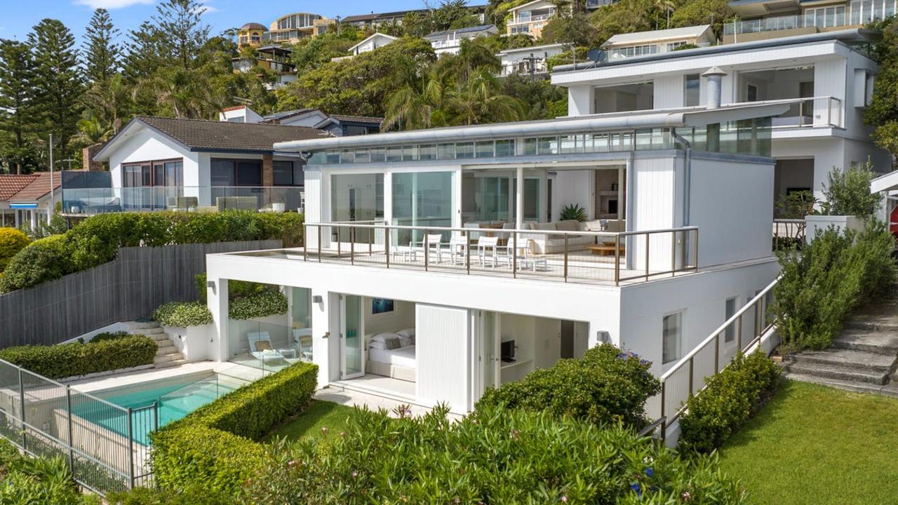 George Michael's former clifftop home in Sydney. Picture: realestate.com.au