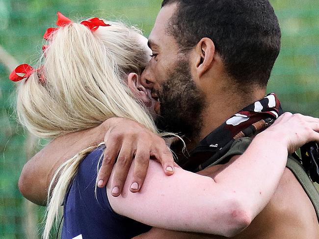 Simone Holtznagel and Josh Gibson on I'm A Celebrity ... Get Me Out Of Here!Picture: Ten