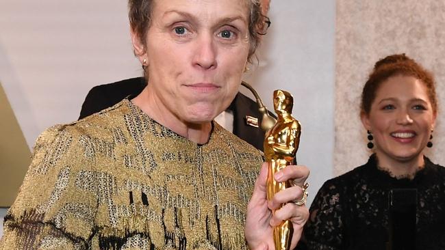 Best Actress laureate Frances McDormand attends the 90th Annual Academy Awards Governors Ball at the Hollywood & Highland Center on March 4, 2018, in Hollywood, California. / AFP PHOTO / ANGELA WEISS