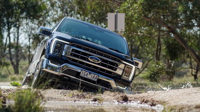 The big Ford is surprisingly capable and easy to drive. Picture: Supplied.