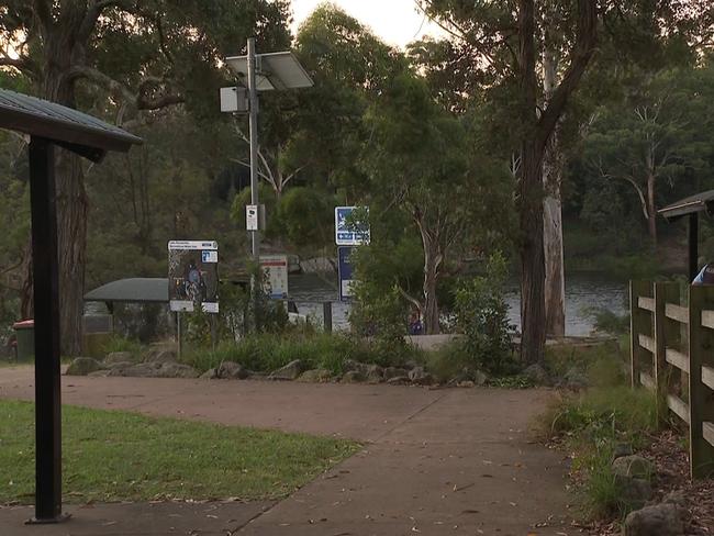 A man’s body has been found at Lake Parramatta. Picture: TNV