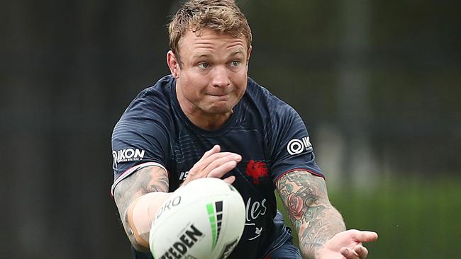 Jake Friend will miss the Roosters clash with Melbourne. Picture: Getty Images