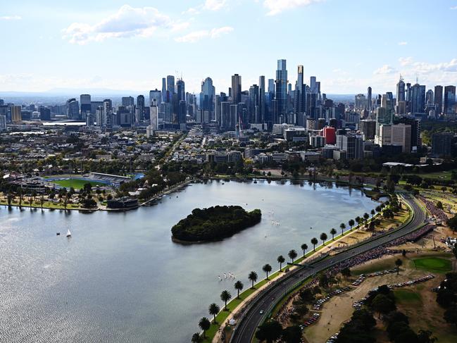 F1 cars are tipped to reach speeds of up to 340km/h at Albert Park. Picture: Getty