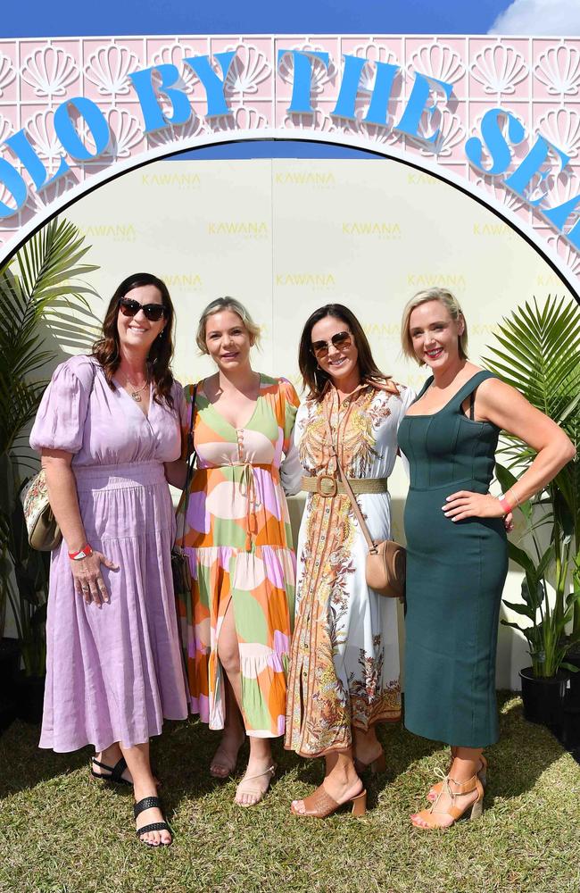 Jo Rae, Kylie Coates, Kellie Harris, Pip Moulder at Coastline BMW Polo by the Sea. Picture: Patrick Woods.