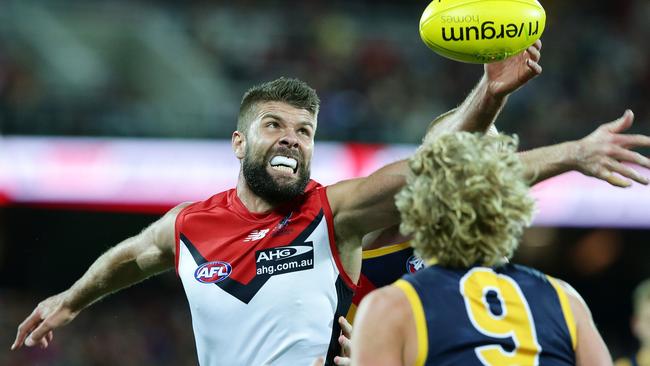 Mark Jamar showed how important he is to Melbourne last week against the Crows. Picture: Sarah Reed