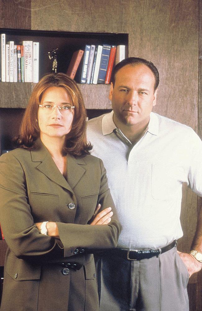 Lorraine Bracco and James Gandolfini from The Sopranos.