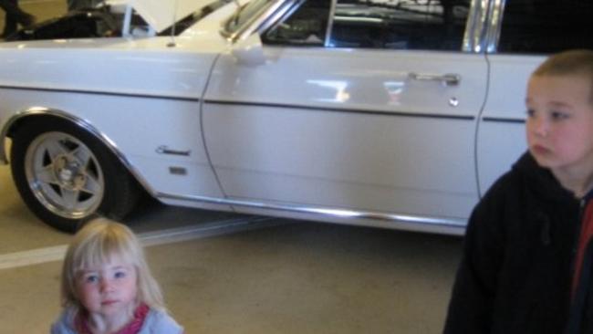 This picture of Khandalyce Pearce with Hazel Passmore’s late son, Ryan, at an Alice Springs car show was removed from Facebook. Picture: Facebook