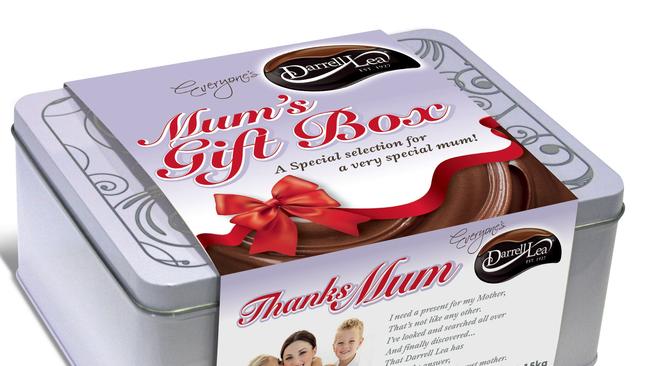 A Darrell Lea Mum's Gift Box — seems appropriate in the circumstances.